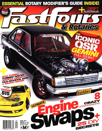 Fast Fours & Rotaries (April 2010) - Cover