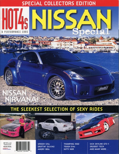 Hot 4's & Performance Cars (Nissan Special) - Cover